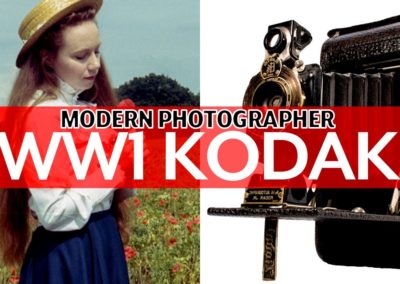 MODERN PHOTOGRAPHER TRIESS WW1 KODAK