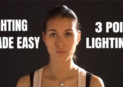 photography tips and techniques: 3 point lighting